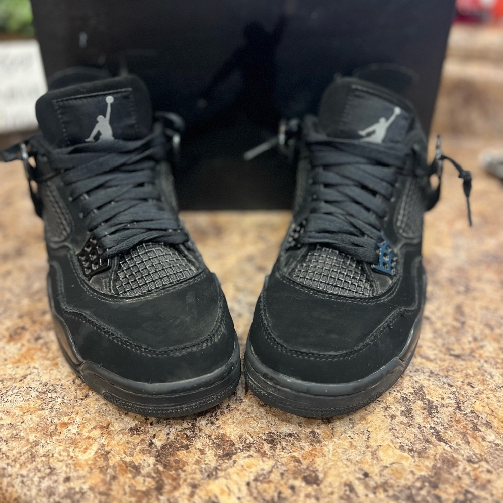 Jordan Retro 4 Men's Black Sneakers